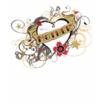 Urban Artistic Mother Illustrated Crowned Heart t-shirts