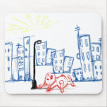 Urban Bunny Mouse Pad