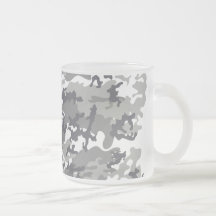 Urban Camo Frosted Coffee Mug