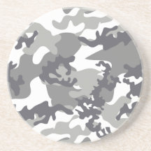 Urban Camo Sandstone Coaster