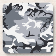 Urban Camouflage Cork Coaster