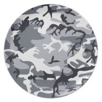 Urban Camouflage Plate plates