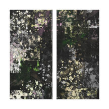 Urban City ..abstract Gallery Wrapped Canvas