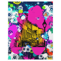 urban city graffiti paint splatter design colourfu full colour flyer