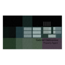 Urban Commercial Colorblock Executive Business Card Templates