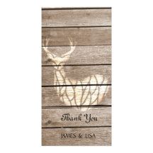 Urban Deer Custom Photo Card