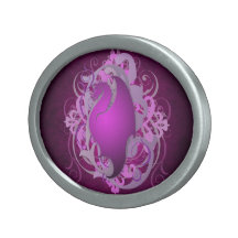 Urban Fantasy Pink Dragon Belt Buckle