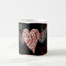 Urban Fleur Heart Mug