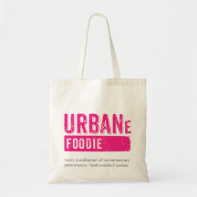 Urban Foodie Pink Definition Logo Bag