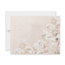 Urban Garden Flat Note Card Custom Invitation