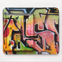 Urban graffitis mouse mats