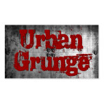 Urban Grunge Metal Look Business Cards