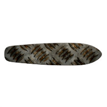 Urban Grunge Metal Skateboard