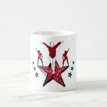 Urban Gymnastics Illustration Coffee Mug