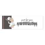 urban indie comic pastry chef baking gift tags,... business card templates