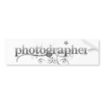 Urban Photographer Bumper Sticker