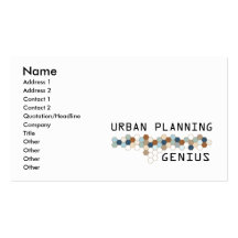 Urban Planning Genius Business Cards
