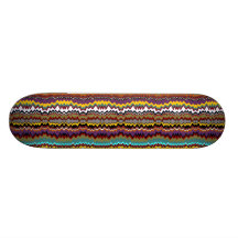 Urban Rad Zag  - Urban toned zig zag board Skateboard Decks