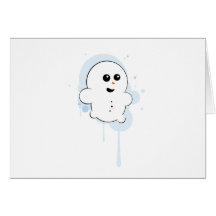 urban snowman card