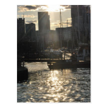 Urban Sunset Post Card