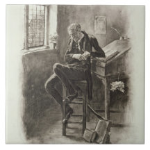 Uriah Heep, from 'Charles Dickens: A Gossip about Ceramic Tiles