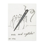 Uric Acid Crystals postcard