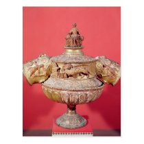 Urn used for dogal elections postcards