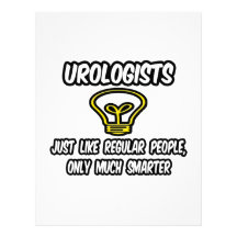 Urologists...Regular People, Only Smarter Custom Letterhead
