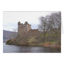 Urquhart Castle, Loch Ness, Scotland Greeting Cards