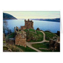 Urquhart Castle, Loch Ness, Scotland Greeting Card