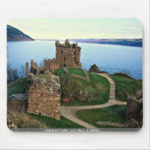 Urquhart Castle, Loch Ness, Scotland Mousepads