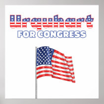 Urquhart for Congress Patriotic American Flag Posters