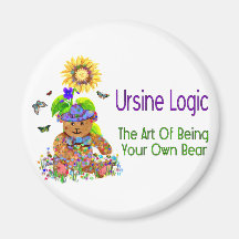 Ursine Logic Bear Refrigerator Magnet