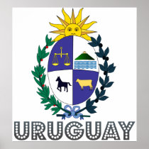 Uruguay Coat of Arms Poster