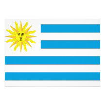 Uruguay Flag Custom Invitation