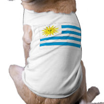 Uruguay Flag Dog Clothing