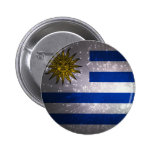 Uruguay Flag Firework Buttons