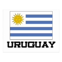 Uruguay Flag Post Cards