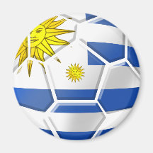 Uruguay La Celeste Uruguayan soccer fans gifts Refrigerator Magnet