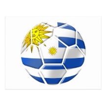Uruguay La Celeste Uruguayan soccer fans gifts Post Cards
