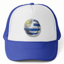Uruguay soccer ball futbol flag Charruas gifts Mesh Hats