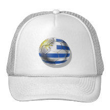 Uruguay soccer ball futbol flag Charruas gifts Hat