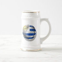 Uruguay soccer ball futbol flag Charruas gifts Coffee Mugs