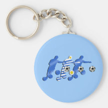 Uruguay soccer men soccer players & coaches gifts keychain