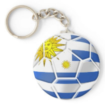 Uruguay Soccer T-shirts and gifts Key Chains