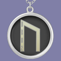 Uruz Rune gold necklaces