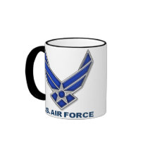 US Air Force Symbol LIGHT Mugs