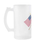 US and Bolivia Crossed Flags Coffee Mugs