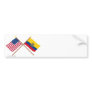 US and Ecuador Crossed Flags Bumper Stickers