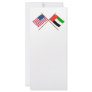 US and United Arab Emirates Crossed Flags